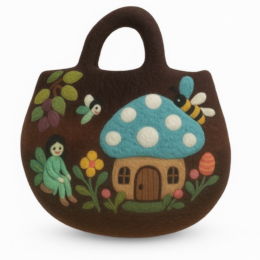 Tündérkert filctáska - 35x27cm