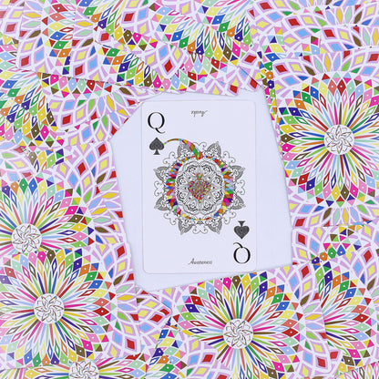 Mandala játék- és orákulumkártyák – Kaleidoszkóp szimmetria